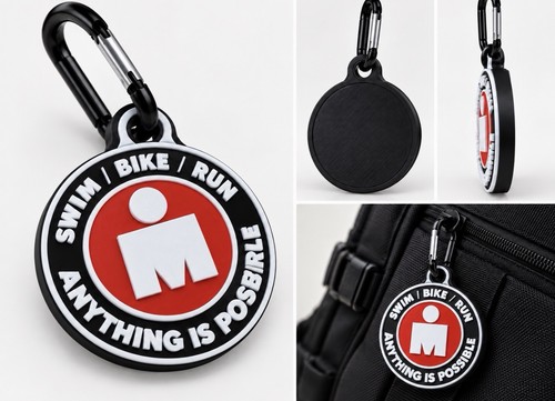 Triathlon bag tag keyring - triathlon,