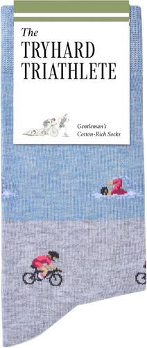Funny triathlon socks the - triathlon,